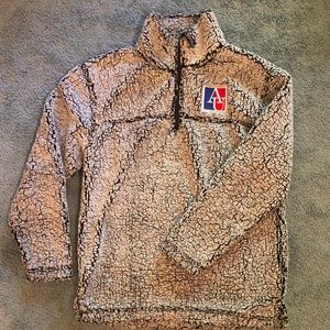 Quarter Zip Sherpa Sweatshirt (American)